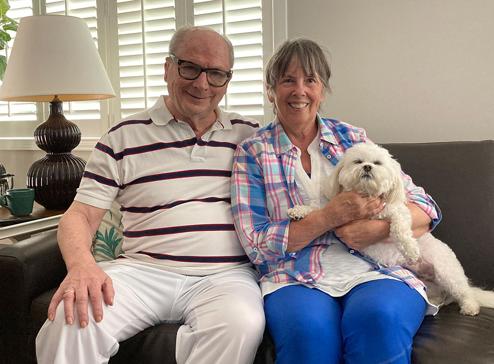 carol and clyde cressler, homeland resident
