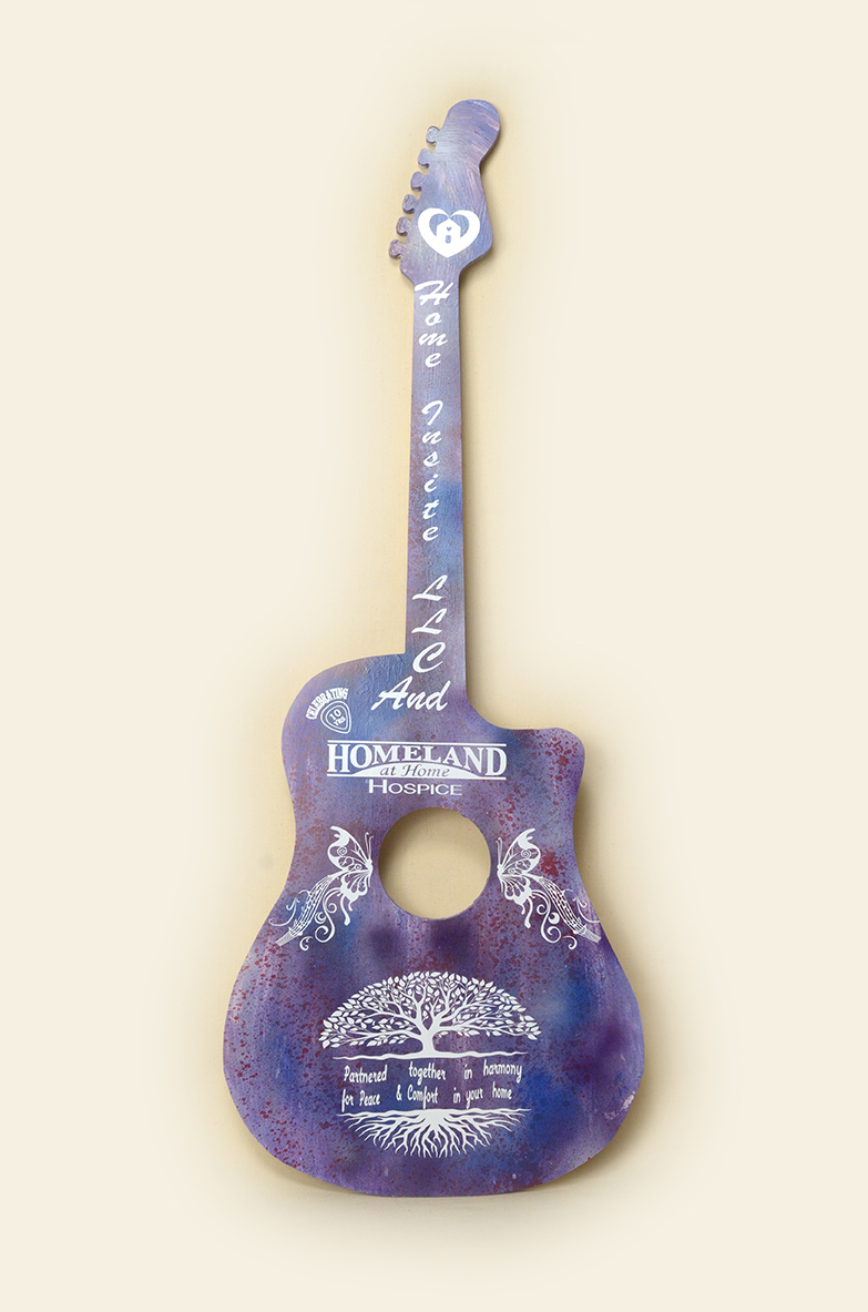 Homeland Hospice 10th Anniversary Guitar