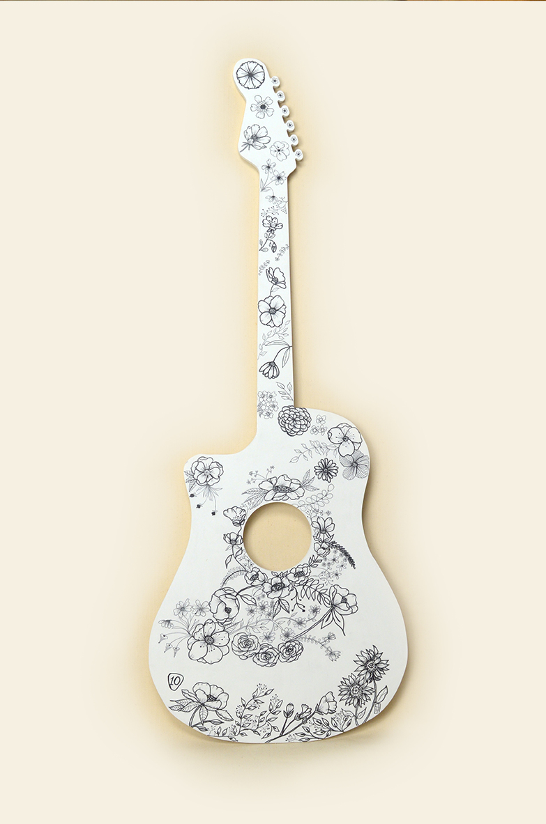 Homeland Hospice 10th Anniversary Guitar