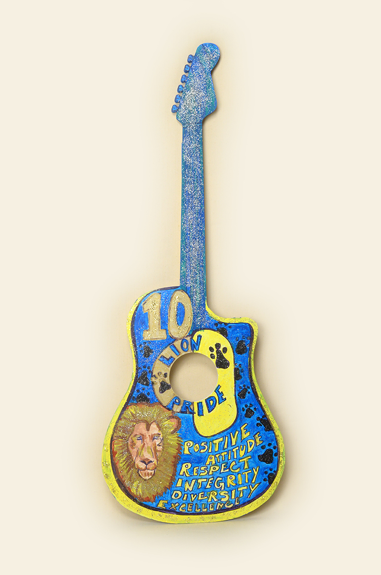 Homeland Hospice 10th Anniversary Guitar