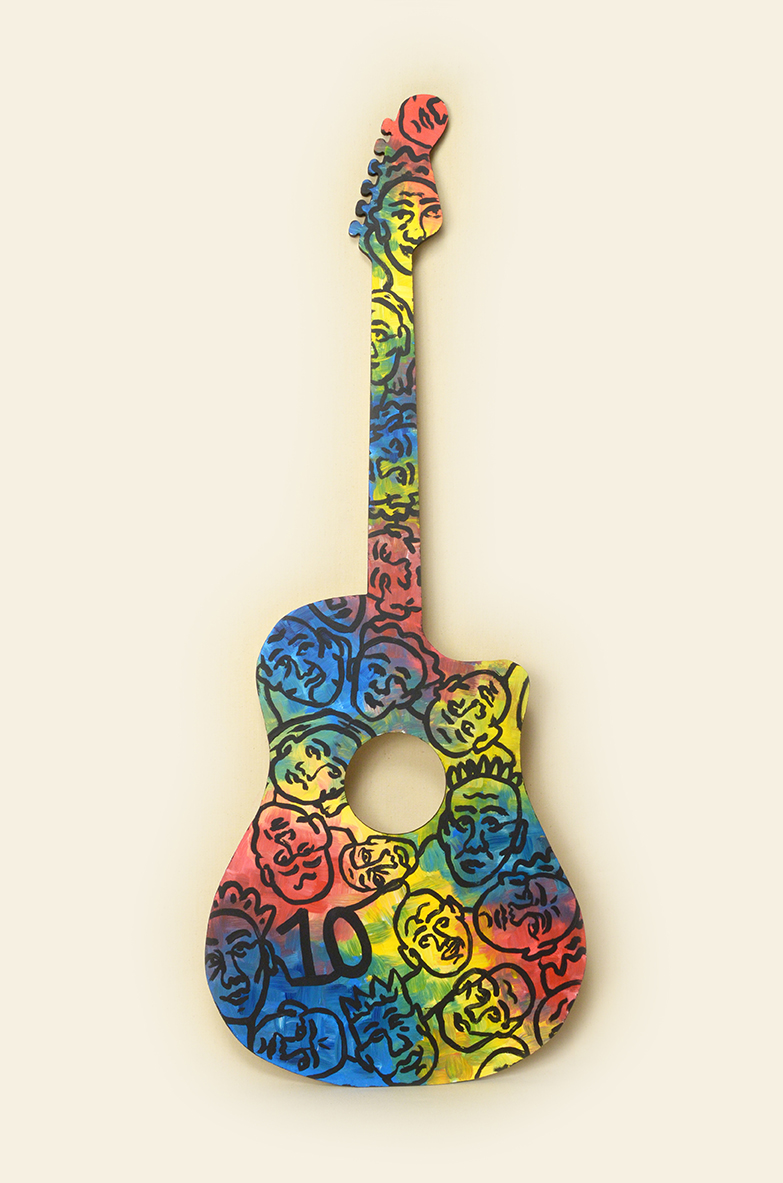 Homeland Hospice 10th Anniversary Guitar