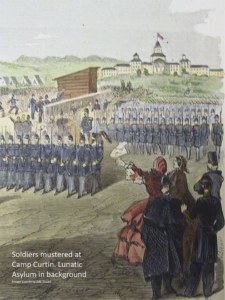 soldiers mustered at camp curtin