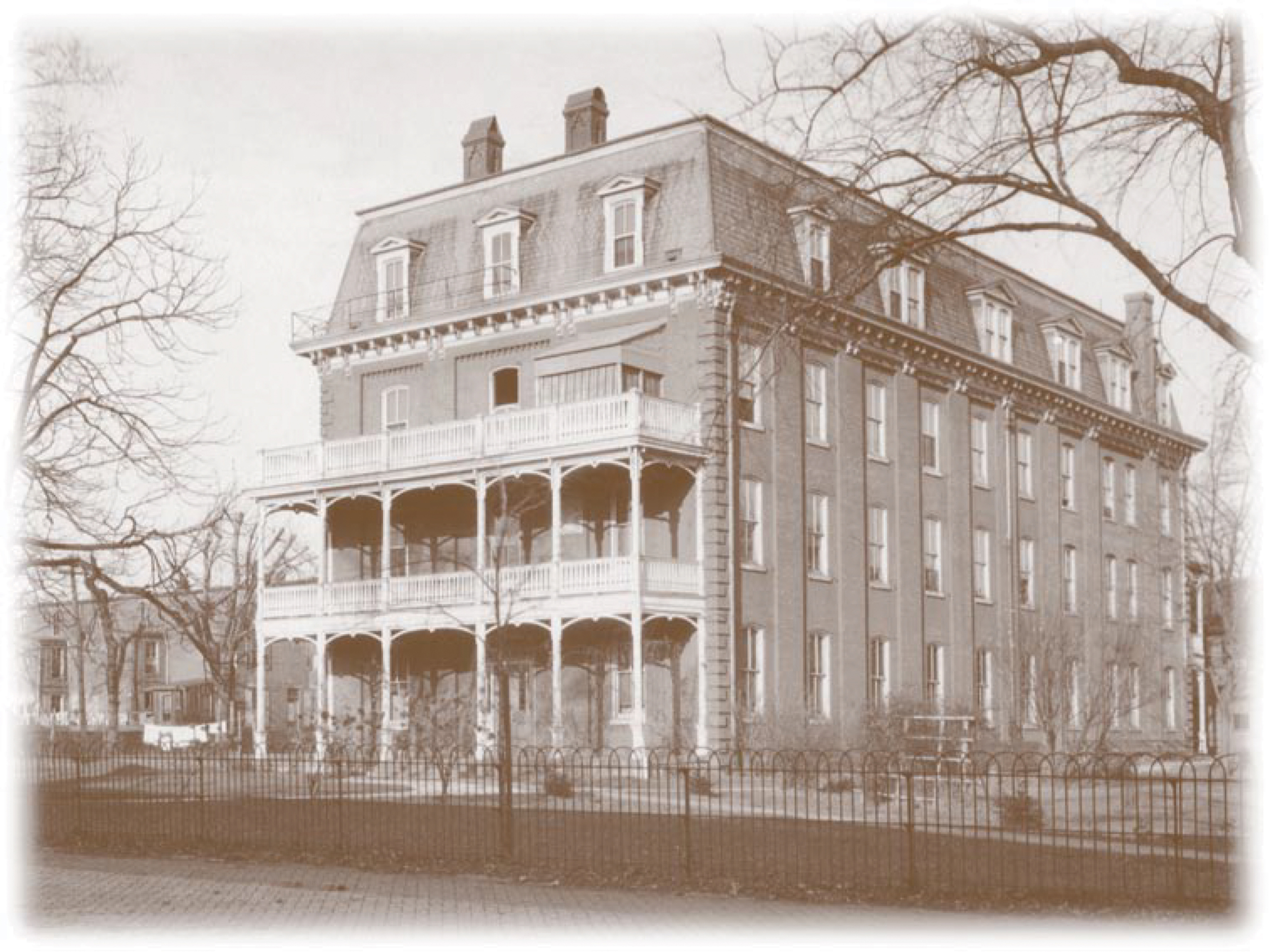historical photograph of the Home for the Friendless