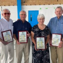 Homeland Board of Trustee Member, Larry Bashore, presented with the prestigious Wright Brothers Master Pilot Award