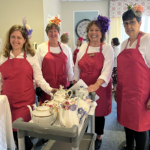 Spring fling: High tea makes residents feel special